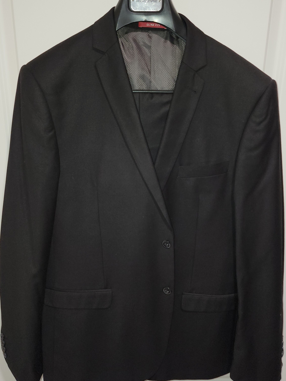Men's Black Slim Fit Blazer - Unbranded
